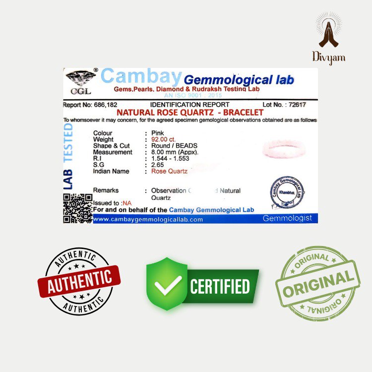 Gentle Heart Rose Quartz Bracelet