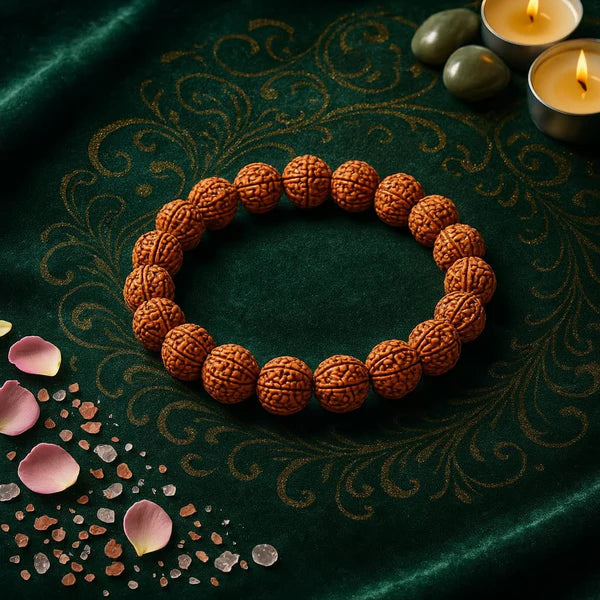 5 Mukhi Rudraksha Bracelet – Spiritual Energy & Inner Peace