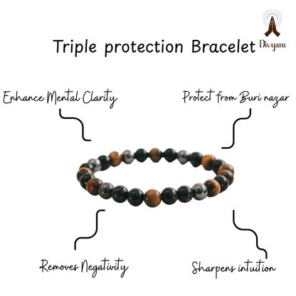 Triple Protection Bracelet – Shield Against Negative Energy