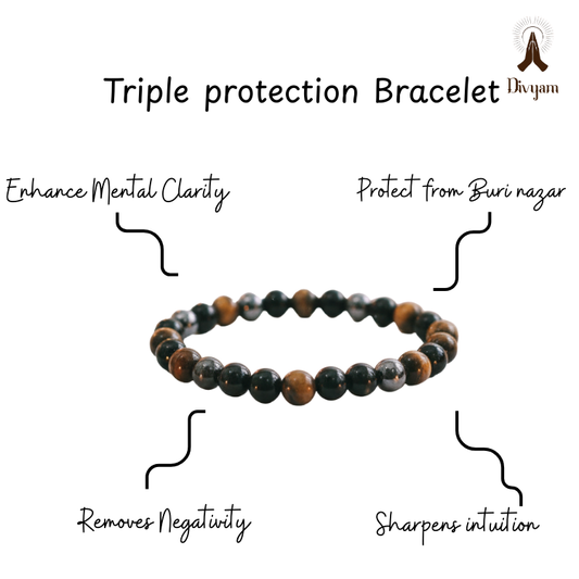 Triple Protection Bracelet – Shield Against Negative Energy