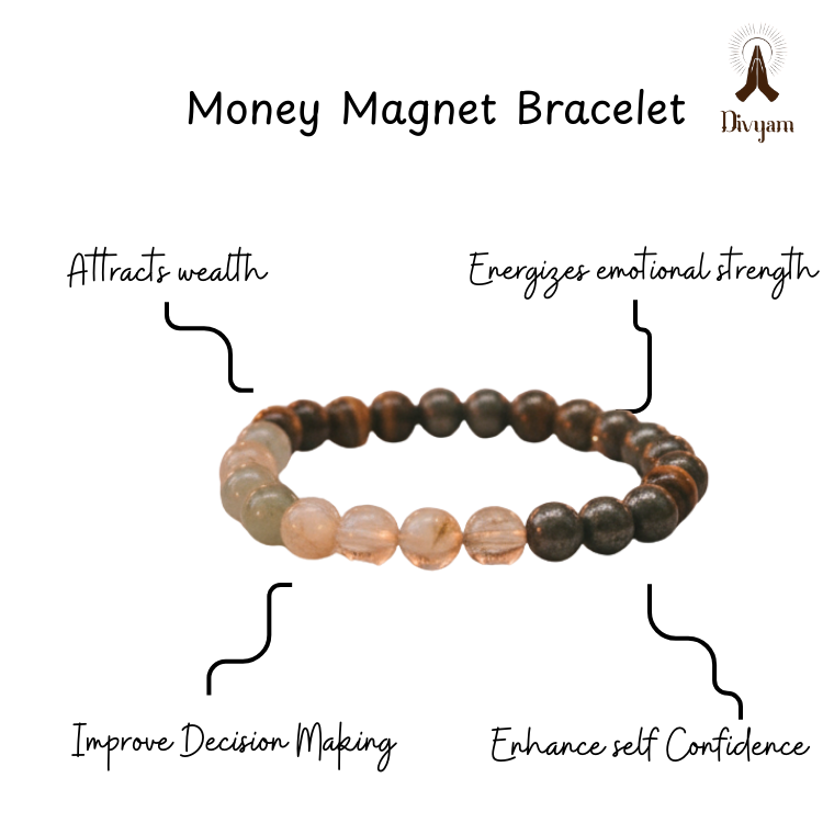 Natural Money Magnet Bracelet – Attract Wealth & Prosperity