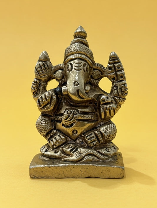 Lord Ganesha Brass Idol for Home & Office Pooja