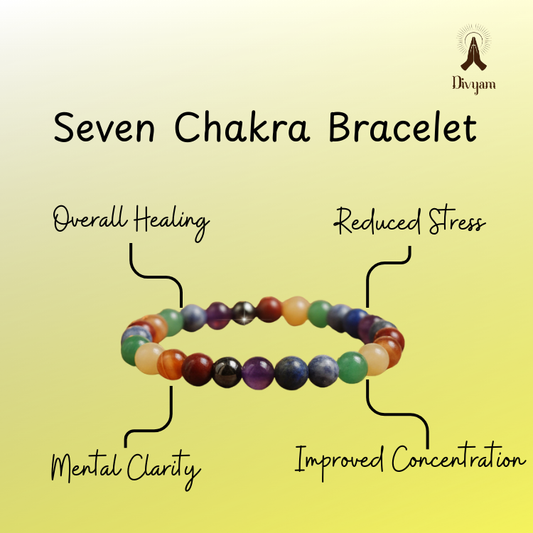 7 Chakra Natural Stone Healing Bracelet