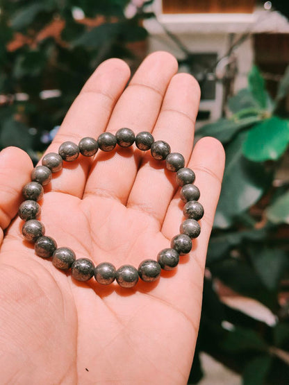 Natural Pyrite Bracelet – Attract Wealth & Abundance