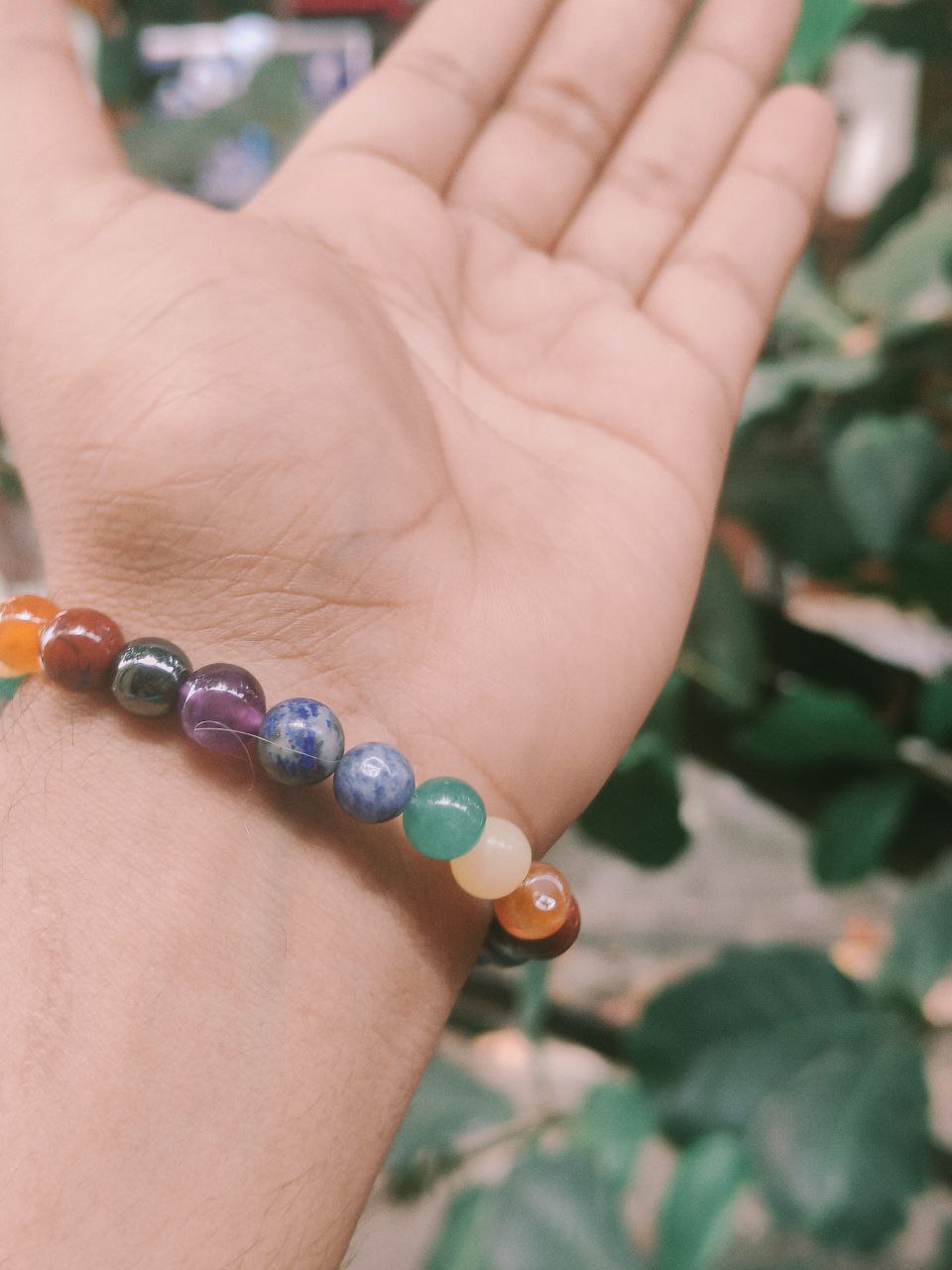 7 Chakra Natural Stone Healing Bracelet