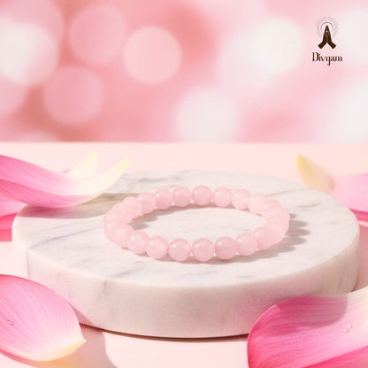 Gentle Heart Rose Quartz Bracelet