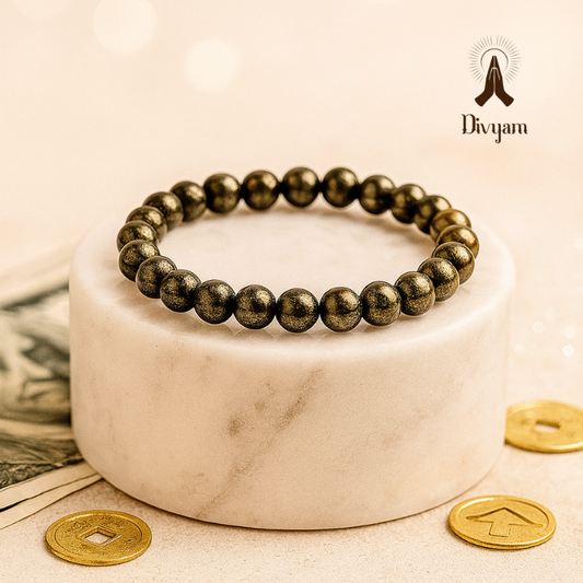 Natural Pyrite Bracelet – Attract Wealth & Abundance