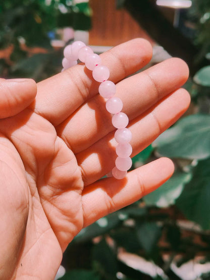 Gentle Heart Rose Quartz Bracelet