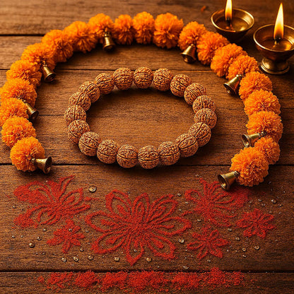5 Mukhi Rudraksha Bracelet – Spiritual Energy & Inner Peace