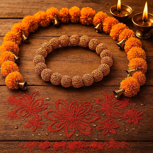 5 Mukhi Rudraksha Bracelet – Spiritual Energy & Inner Peace